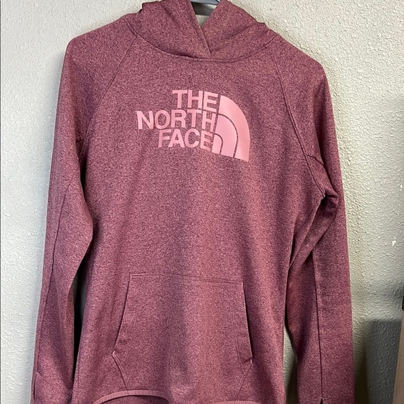 The North Face Jackets & Blazers - The North Face Heathered Pink Hoodie